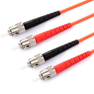 胜为（shengwei）工程电信级光纤跳线 ST(UPC)-ST(UPC)网线多模双芯 5米 收发器尾纤 网络光纤线 FTTB-1050
