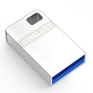 TECLAST 乐豆 16GB USB2.0 U盘 银色 金属迷你便携 防水车载优盘 金属超迷你款 20个装