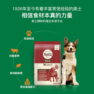 美士Nutro 宠物狗粮 成犬天然粮 全犬种泰迪茶杯犬柯基 全价粮 480g