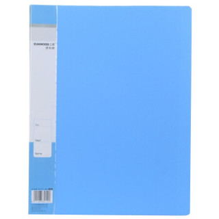 三木(SUNWOOD) 40页标准型资料册大包装72个/箱   蓝色 F40AK