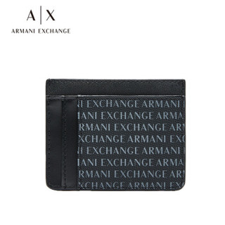 ARMANI EXCHANGE 阿玛尼奢侈品19秋冬新款男士卡包 958053-CC230 BLACK-00020 U