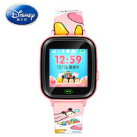 迪士尼（Disney）儿童电话手表智能定位多功能男孩女孩小学生拍照触屏通话 601涂鸦-粉