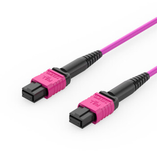 海乐（Haile）多模万兆OM4光纤跳线 400G模块用MPO光纤线 16芯MPO-16芯MPO 20米 MPO-MTA16-20M