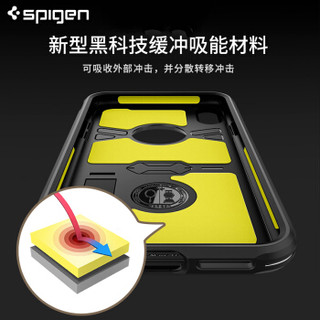 SPIGEN 苹果XS/X手机壳iPhone xs/x保护套 新型防摔铠甲加强版全包边缓冲减震保护套双层手机壳 酷炫黑