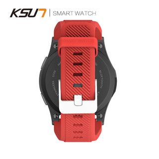KSUN 步讯智能手环 蓝牙插卡电话手表户外运动彩屏多功能 GPS定位 生活防水 心率血氧睡眠监测 KSR706-红