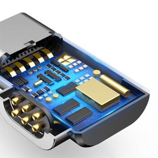 倍思（Baseus）磁吸转接头手机数据线快充Type-c华为荣耀小米电脑平板USB-C充电头