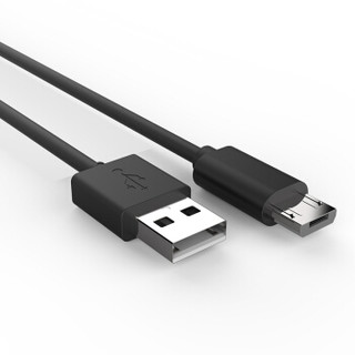 ON 数据充电线二代 Micro USB 安卓接口 1.5米黑色 适于三星/小米/魅族/索尼/HTC/华为