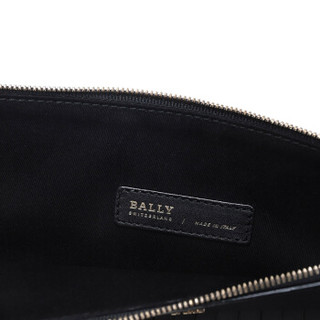 BALLY 巴利 女士黑色皮质手拿包 LOLLIS W FR 50