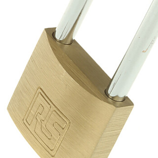 RS Pro欧时 黄铜 钥匙键 黄铜 挂锁, 6mm 锁钩