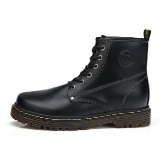 骆驼牌 马丁靴男情侣款头层牛皮防泼水英伦风高帮工装系带 w832379014