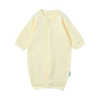 全棉时代 婴儿衣服 婴儿针织双层提花妙妙衣 80/48(建议12-18个月) 浅黄 1件装