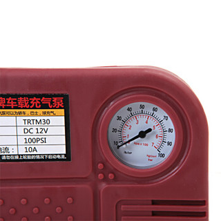 BIG RED 车载充气泵车用打气 轿车便携式电动12V轮胎充气泵应急打气筒