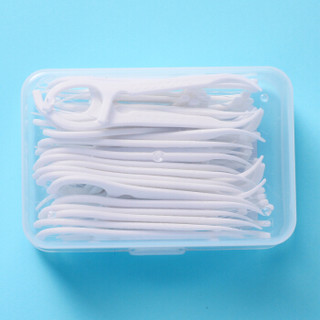 唐宗筷 洁齿牙线棒 牙线 牙签 家庭用 高拉力耐用  4盒200支 C6533