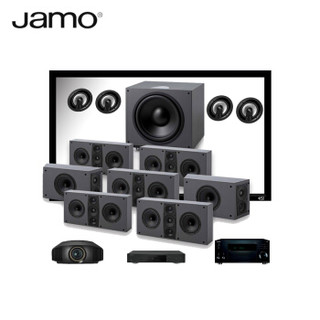尊宝 （JAMO）D600 PTX THX ULTRA2 音箱 音响 THX认证 全景声 家庭影院套装
