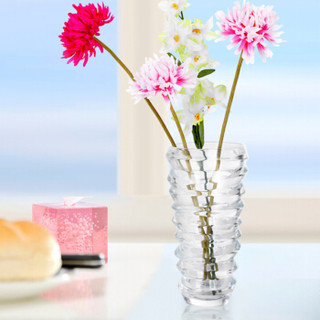 克芮思托 NC-8575玻璃花瓶海螺彩饰花瓶25.5厘米颜色随机