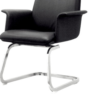 金海马/kinhom 电脑椅 中背办公椅 牛皮老板椅 人体工学弓形脚椅子 HZ-6233C灰
