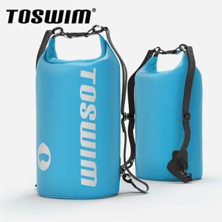拓胜(TOSWIM)游泳包 干湿分离 女 健身包防水包 男 泳包沙滩包 多功能运动双肩包 蓝