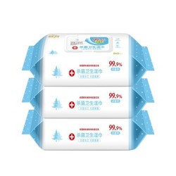 佳尔  物体表面消毒杀菌清洁湿巾纸 3包