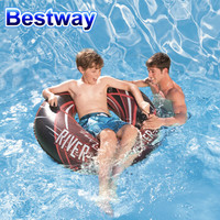 Bestway百适乐 游泳圈成人救生圈加厚腋下泳圈（双气室结构、适合成年人使用）36107 107CM