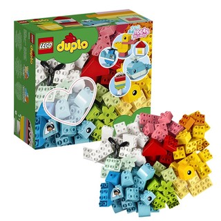 PLUS会员：LEGO 乐高 Duplo得宝系列 10909 心形创意积木盒