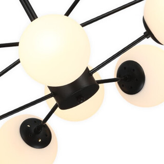 東東 led吸顶吊灯北欧风格灯具创意个性客厅灯简约现代魔豆分子吊灯