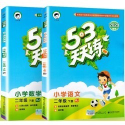 《53天天练 二年级下册 语文+数学》人教版 二本套装