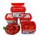 鲁沾 丹东冰冻红颜99草莓 单个450g/盒 * 3罐