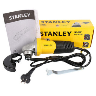 史丹利STANLEY 580W角磨机侧滑开关100mm 磨光机切割机抛光机多功能砂轮家用手磨机企业专享定制 STGS5100