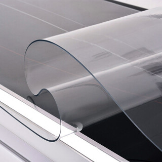 迪茵（DIYIN）透明电视柜桌布PVC桌垫软玻璃盖布客厅现代简约长方形台布垫子 透明40*200