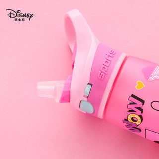 迪士尼（Disney）水杯耐摔防漏儿童水杯儿童水壶手提式夏季杯子便携水杯 500ML
