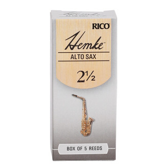 RICO 达达里奥 D'Addario RHKP5ASX250中音萨克斯哨片瑞口Hemke 赫姆克2.5号降E调Alto 5片装