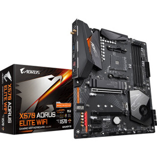 技嘉（GIGABYTE）X570 AORUS ELITE WIFI 主板 + AMD 锐龙 9 3900X 板U套装/主板+CPU套装