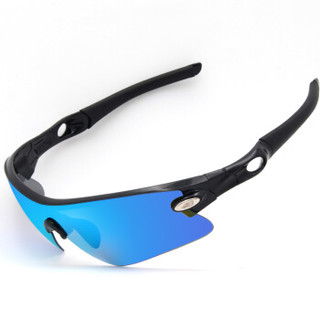 BASTO 邦士度 自动变色骑行眼镜 户外运动防风护目镜BS1004黑色