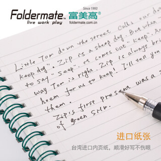 富美高（FolderMate）A5/70张双线圈笔记本子喵克卡通横线记事本日记本 多猫43338