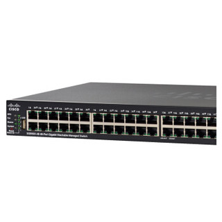 思科 (CISCO) SG550X-48MP-K9-CN 48口千兆POE+堆叠开关交换机