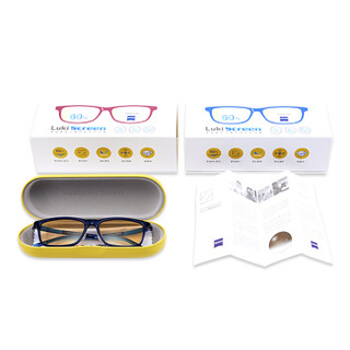蔡司（zeiss）鲁奇镜架 儿童防蓝光眼镜LK1922 C1 5-8岁男童 抗疲劳抗蓝光眼镜 预防手机 平板 电视游戏眼镜