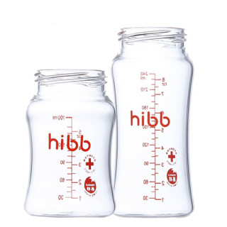 浩一贝贝（HIBB）原装宽口径莲花玻璃奶瓶瓶身160ML（不含奶嘴）