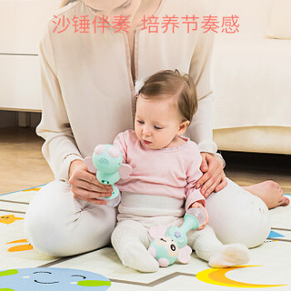 澳乐 节奏棒宝宝手摇铃沙锤3-6-12个月新生儿婴儿玩具0-1岁 小蜜蜂节奏棒