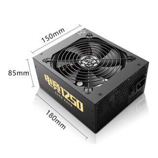 爱国者（aigo）额定1250W 电竞1250台式机电脑电源（全电压80PLUS金牌/全桥谐振电路/日系电容/3年质保）