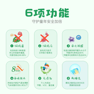 三棵树漆（SKSHU）内墙乳胶漆 白色面漆 健康+儿童健康宝墙面漆无添加儿童漆 哑光高端环保油漆涂料 5L