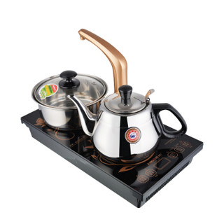 金灶（KAMJOVE） 泡茶电磁炉茶具套装 自动上水整套茶具 烧水壶304不锈钢电茶炉D608