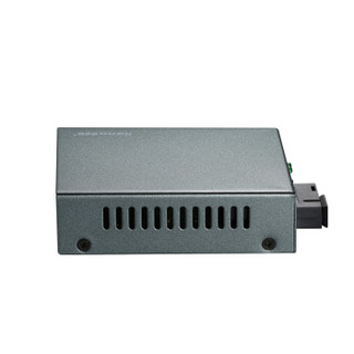 绿巨能（llano）光纤收发器 千兆单模单纤光纤自适应收发器 光电转换器 网络监控SC接口 B端/5V1A (单只装)