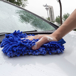极享 雪尼尔双面洗车手套 汽车洗车工具擦车抹布除尘清洁 小号 JX3001