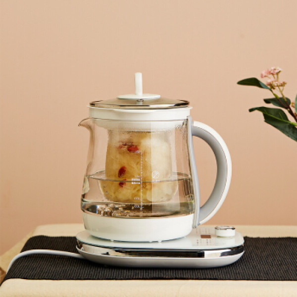 京东京造 养生壶 多功能电水壶热水壶烧水壶炖燕窝 煮茶器煮茶壶1.