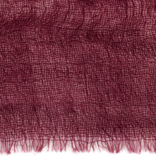 雪莲（SNOW LOTUS）围巾女羊绒披肩围巾两用秋冬季纯色保暖薄款纱巾 200*70cm 紫红