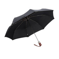 LONGCHAMP 珑骧 L'Envol 中性系列黑色聚酯纤维自动式折叠伞雨伞 1593 PES 001