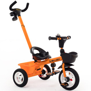 Babyjoey 童车手推车  Babyjoey 英国 儿童三轮车脚踏车1-3-5岁 简易自行车多功能手推车  小蜜蜂  橙色
