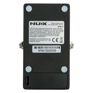 Nux AS-4经典音箱模拟失真单块效果器 黑色