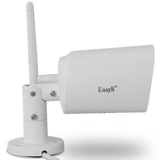 易视眼 EasyN158W无线网络户外枪机1080P 200W高清摄像头三灯点阵插卡监控白色
