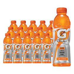 佳得乐 GATORADE 橙味 功能运动饮料 600ml*15瓶 整箱装 百事可乐出品 跑步健身 新老包装随机发货 *4件